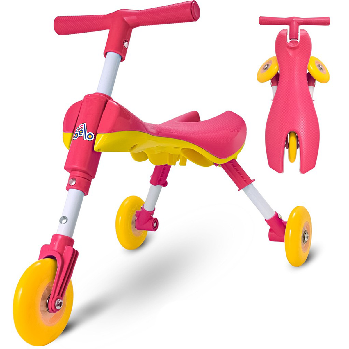 Le Tricycle Pliable bélo - Rose